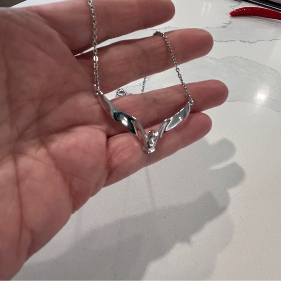 Vintage Sarah Coventry Silver Tone Bird In Flight Choker - Picture 9 of 10